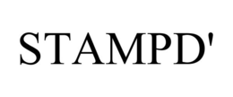 STAMPD' trademark
