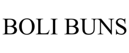 BOLI BUNS trademark