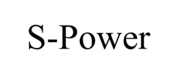 S-POWER trademark