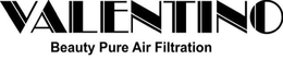 VALENTINO BEAUTY PURE AIR FILTRATION trademark