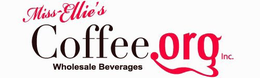 MISS-ELLIE'S COFFEE.ORG INC. WHOLESALE BEVERAGES trademark