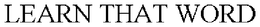 LEARN THAT WORD trademark