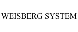 WEISBERG SYSTEM trademark