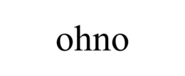 OHNO trademark