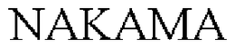 NAKAMA trademark