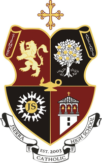 SIEMPRE ADELANTE JS JSERRA CATHOLIC HIGH SCHOOL EST. 2003 trademark