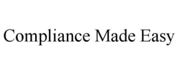 COMPLIANCE MADE EASY trademark