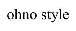 OHNO STYLE trademark