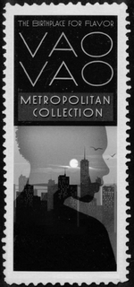 THE BIRTHPLACE FOR FLAVOR VAO VAO METROPOLITAN COLLECTION trademark