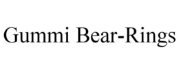GUMMI BEAR-RINGS trademark