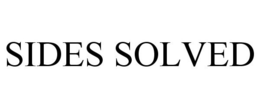 SIDES SOLVED trademark