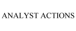 ANALYST ACTIONS trademark