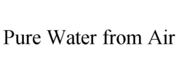 PURE WATER FROM AIR trademark