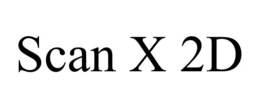 SCAN X 2D trademark