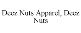DEEZ NUTS APPAREL, DEEZ NUTS trademark