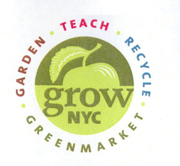 GROW NYC GARDEN TEACH RECYCLE GREENMARKET trademark