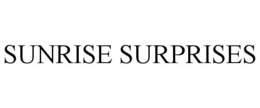 SUNRISE SURPRISES trademark