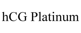 HCG PLATINUM trademark