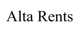 ALTA RENTS trademark
