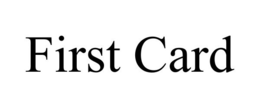 FIRST CARD trademark