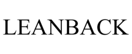 LEANBACK trademark