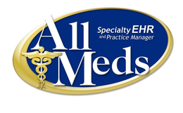 ALL MEDS SPECIALTY EHR AND PRACTICE MANAGER trademark