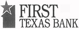 1 FIRST TEXAS BANK trademark