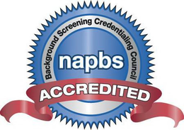 NAPBS BACKGROUND SCREENING CREDENTIALING COUNCIL ACCREDITED trademark
