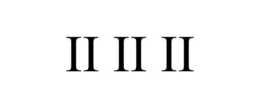 II II II trademark