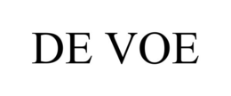 DE VOE trademark