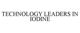 TECHNOLOGY LEADERS IN IODINE trademark