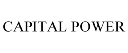 CAPITAL POWER trademark