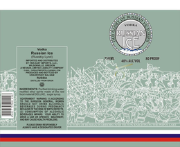 OLD GLORY OF RUSSIAN VICTORIES VODKA RUSSIAN ICE trademark