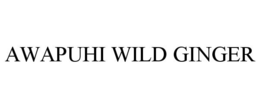 AWAPUHI WILD GINGER trademark