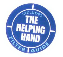 THE HELPING HAND FILTER GUIDE trademark