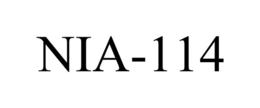 NIA-114 trademark