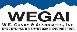 WEGAI W. E. GUNDY & ASSOCIATES, INC. STRUCTURAL & EARTHQUAKE ENGINEERING trademark