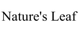 NATURE'S LEAF trademark