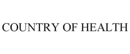 COUNTRY OF HEALTH trademark