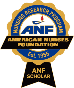 NURSING RESEARCH PROGRAM ANF AMERICAN NURSES FOUNDATION EST 1955 ANF SCHOLAR trademark