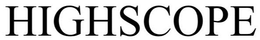 HIGHSCOPE trademark