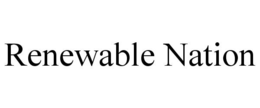 RENEWABLE NATION trademark