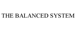 THE BALANCED SYSTEM trademark