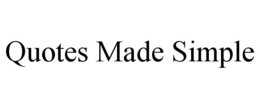 QUOTES MADE SIMPLE trademark