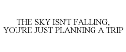 THE SKY ISN'T FALLING, YOU'RE JUST PLANNING A TRIP trademark