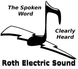 ROTH ELECTRIC SOUND THE SPOKEN WORD CLEARLY HEARD trademark
