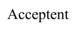 ACCEPTENT trademark