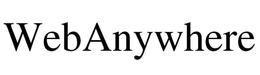 WEB ANYWHERE trademark