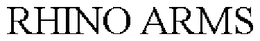 RHINO ARMS trademark