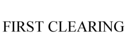 FIRST CLEARING trademark